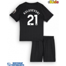 Tottenham Hotspur Dejan Kulusevski #21 Replica Away Minikit 2025-26 Short Sleeve (+ pants)